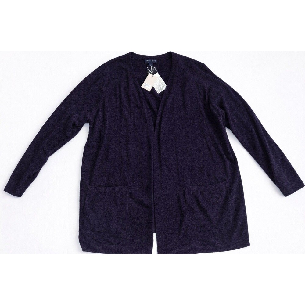 Barefoot dreams NWT Women's CozyChic ultra Lite Sunrise Cardigan Oxford  1X